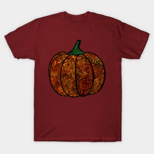 Zentangle Pumpkin - Color T-Shirt